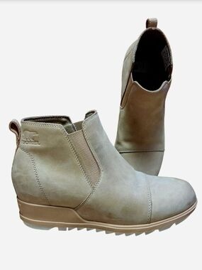 SOREL Evie Li Wedfed Waterproof Suede Boots